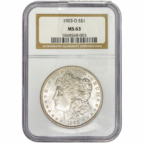 1903-O Morgan Silver Dollar NGC MS63