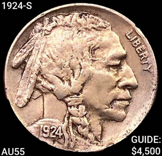 1924-S Buffalo Nickel HIGH GRADE