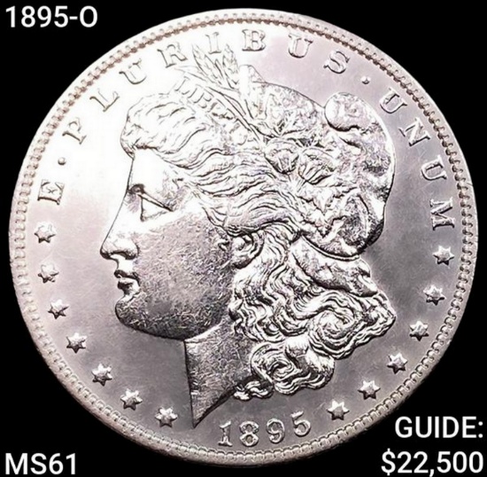 1895-O Morgan Silver Dollar