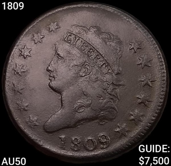 1809 Classic Head Large Cent