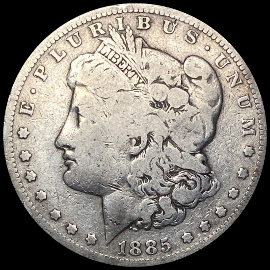 1885-S Silver Morgan Dollar LIGHTLY CIRCULATED
