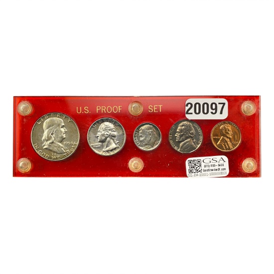 1954 U.S. Proof Set 1C-50C