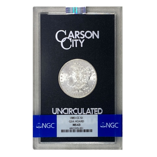 1883-CC Morgan Silver Dollar NGC MS63