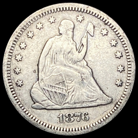 1876-S Seated Liberty Quarter HIGH GRADE