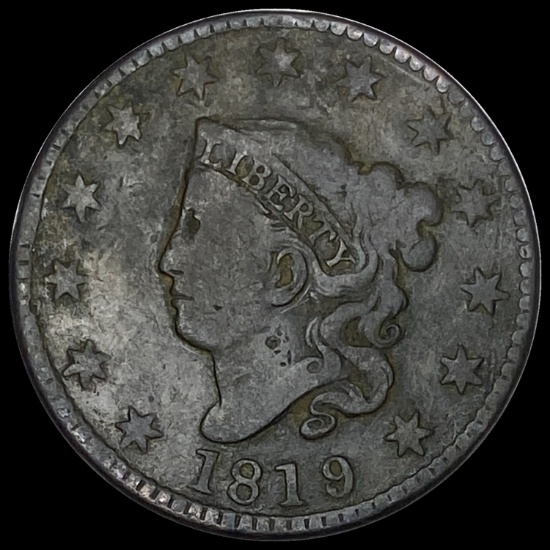 1819 Large Cent LIGHTLY CIRCULATED