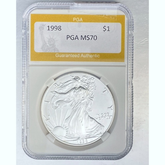 1998 Silver Eagle PGA MS70