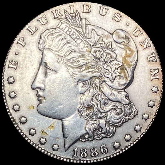 1886-O Silver Morgan Dollar CLOSELY UNCIRCULATED