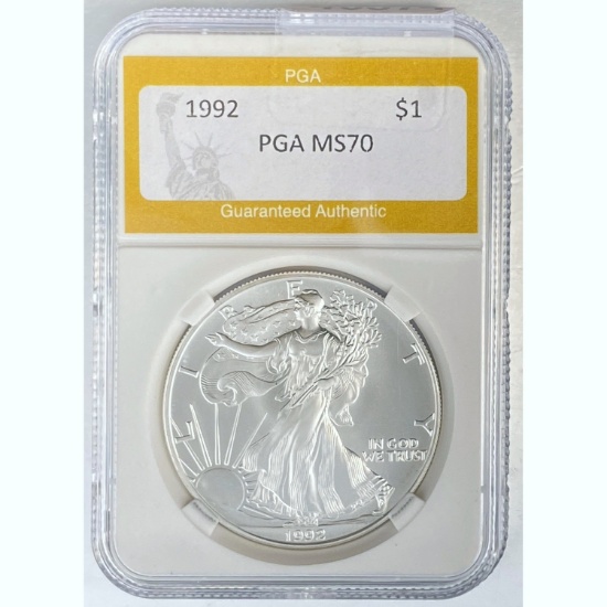 1992 Silver Eagle PGA MS70