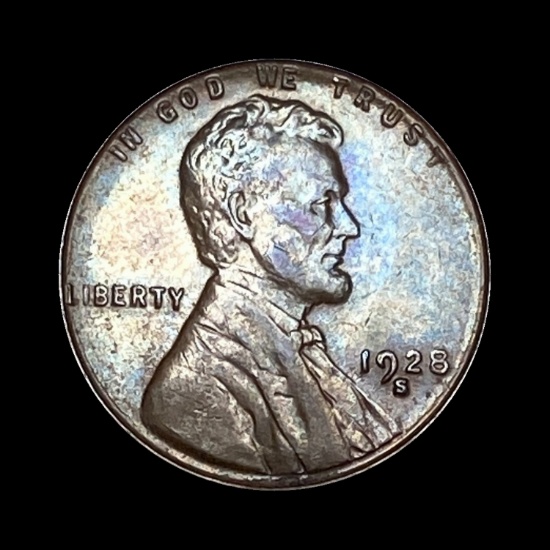 1928-S Lincoln Wheat Cent LIGHTLY CIRCULATED