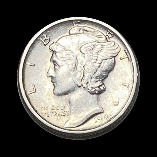 1920-S Mercury Dime CLOSELY UNCIRCULATED