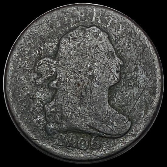 1806 Draped Bust Half Cent LIGHTLY CIRCULATED