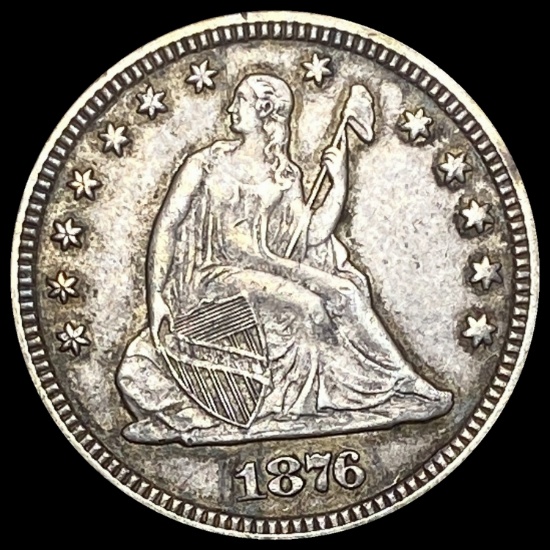 1876 Seated Liberty Quarter LIGHTLY CIRCULATED