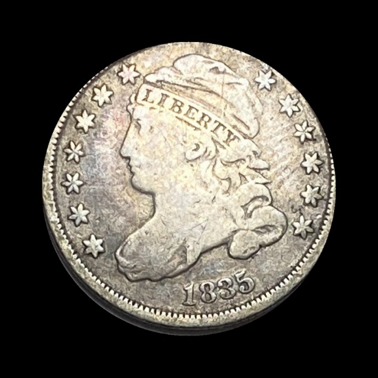 1835 Capped Bust Dime LIGHTLY CIRCULATED