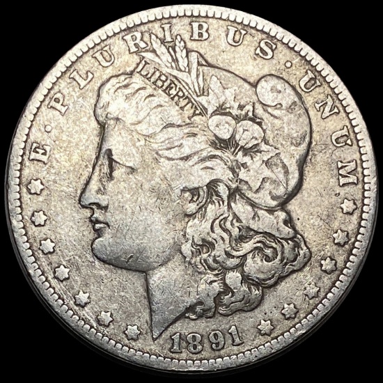 1891 Silver Morgan Dollar NICELY CIRCULATED