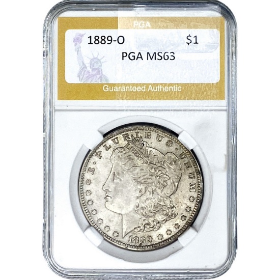 1889-O Morgan Dollar PGA MS63