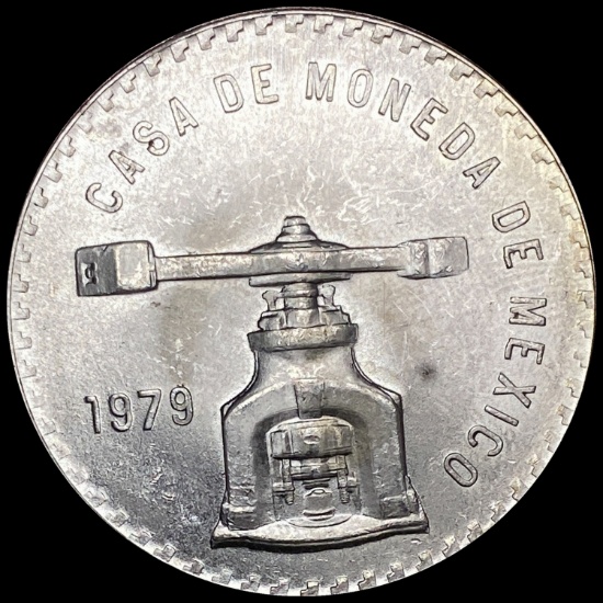 1979 Mexico Silver 1 Onza .925 Silver HIGH GRADE