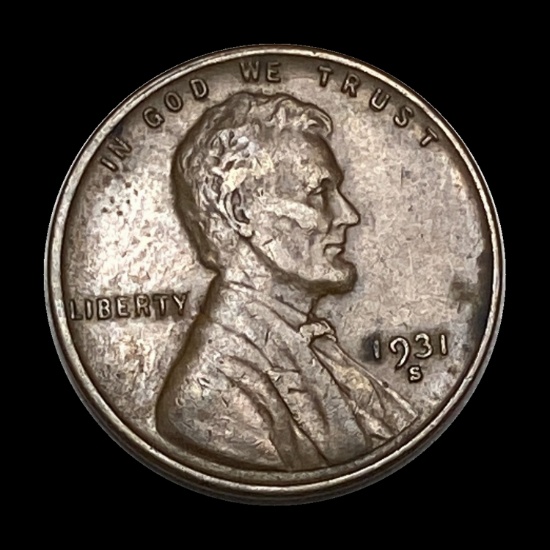 1931-S Lincoln Wheat Cent CLOSELY UNCIRCULATED