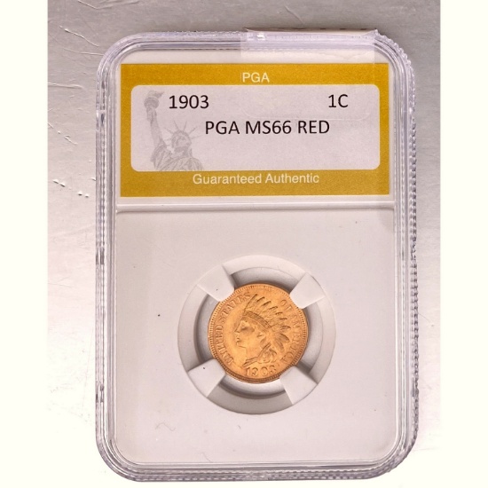 1903 1C Indian Head PGA MS66 RED