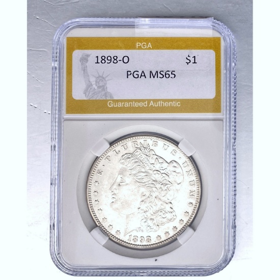 1898-O Morgan Dollar PGA MS65