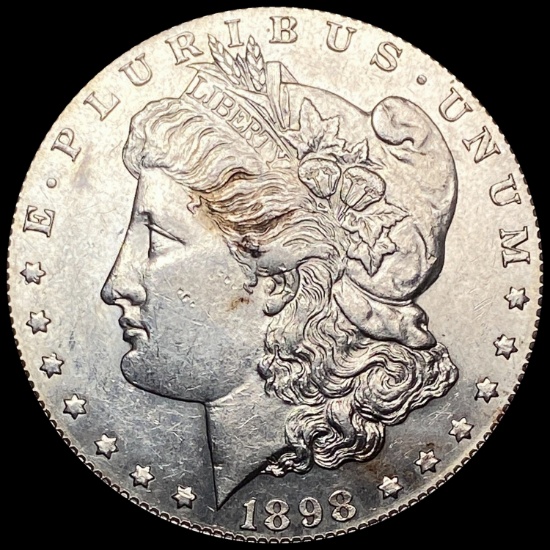 1898-D Morgan Silver Dollar CLOSELY UNCIRCULATED