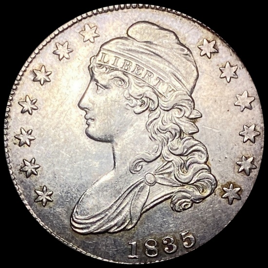 1835 Capped Bust Half Dollar CLOSELY UNCIRCULATED