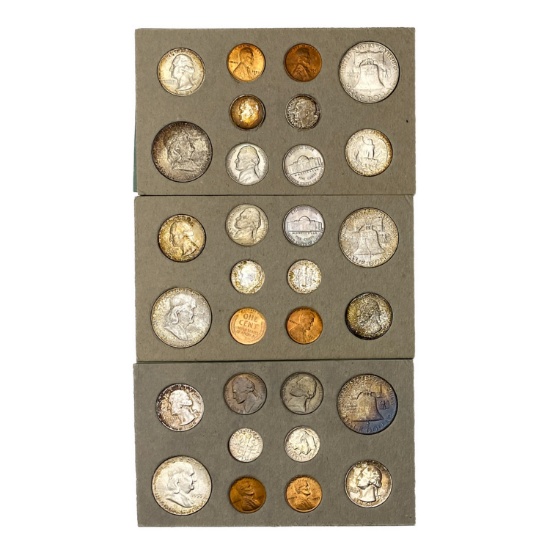 1953 U.S. Proof Sets [20] Coins 1C-50C