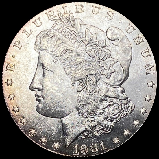 1881-S Morgan Silver Dollar GEM BU