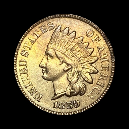 1859 Indian Head Cent CHOICE AU