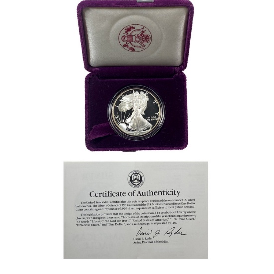 1992-S Silver Eagle