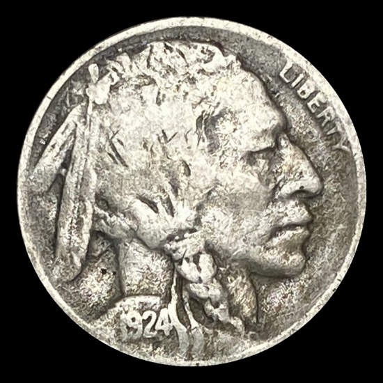 1924-D Buffalo Nickel LIGHTLY CIRCULATED
