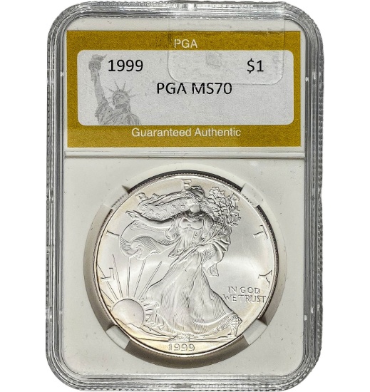 1999 Silver Eagle PGA MS70