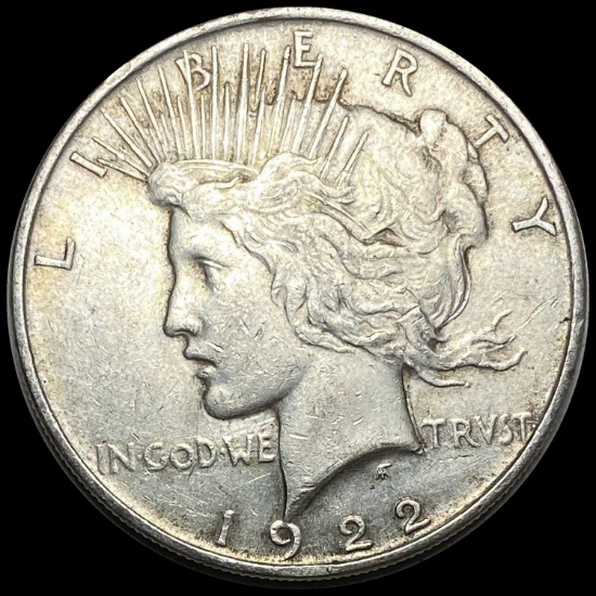1922 Silver Peace Dollar CLOSELY UNCIRCULATED