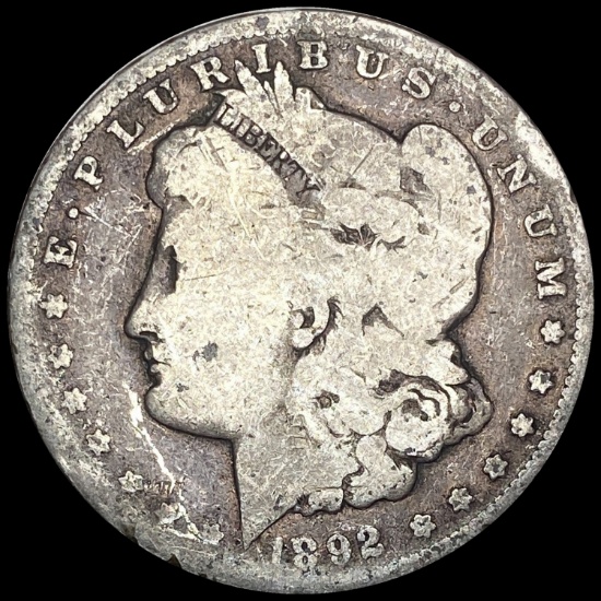 1892-S Morgan Silver Dollar LIGHTLY CIRCULATED