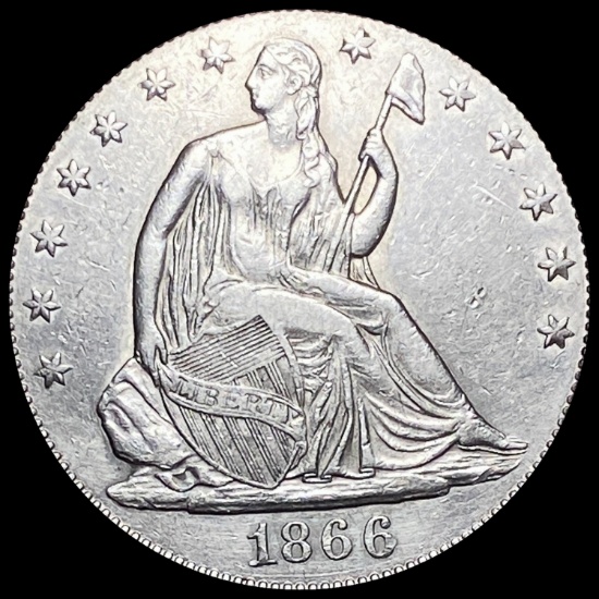 1866 Seated Liberty Half Dollar UNCIRCULATED