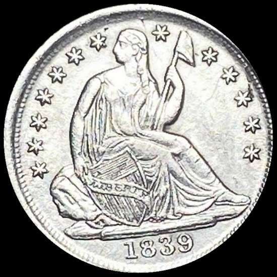 1839-O Silver Half Dime CHOICE BU