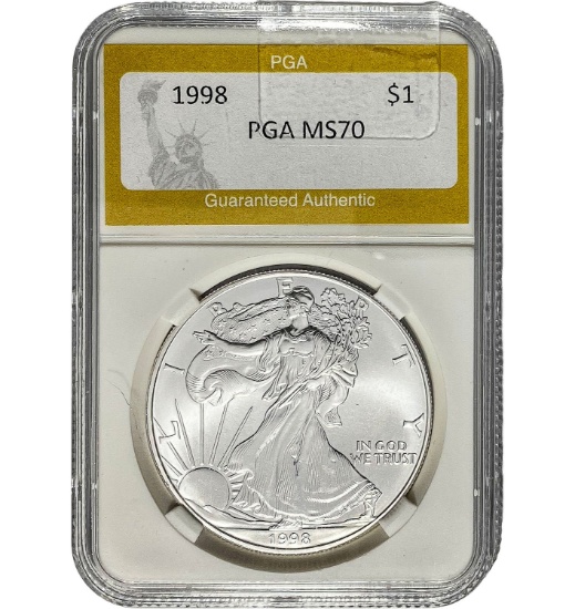 1998 Silver Eagle PGA MS70