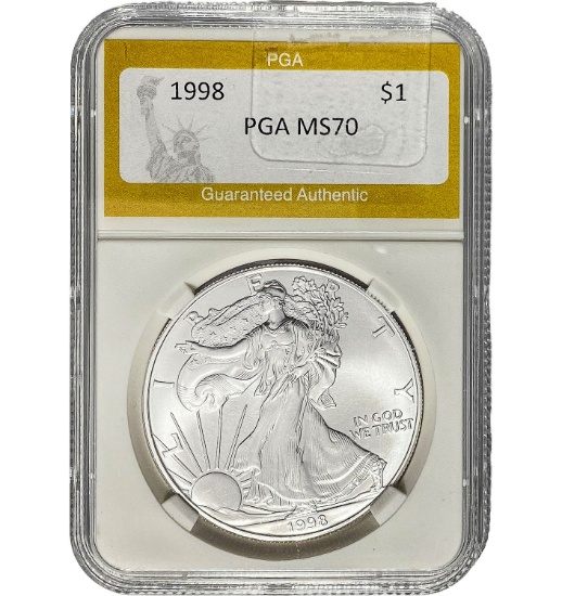 1998 Silver Eagle PGA MS70