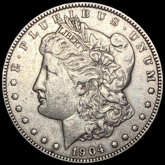 1904 Morgan Silver Dollar NEARLY UNCIRCULATED