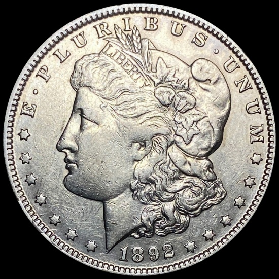 1892-O Morgan Silver Dollar NEARLY UNCIRCULATED