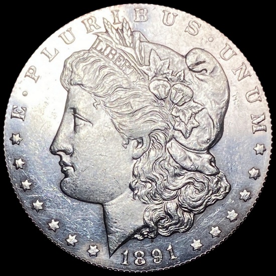 1891-CC Silver Morgan Dollar CLOSELY UNCIRCULATED