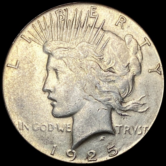 1925-S Silver Peace Dollar CLOSELY UNCIRCULATED