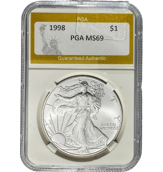 1998 Silver Eagle PGA MS69