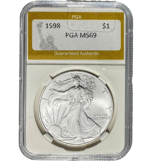 1998 Silver Eagle PGA MS69