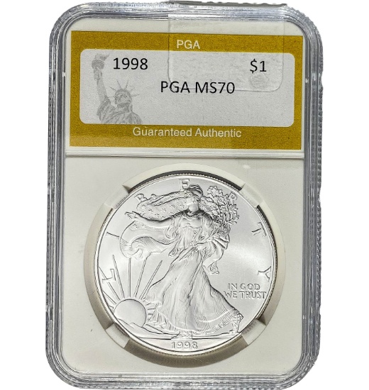 1998 Silver Eagle PGA MS70