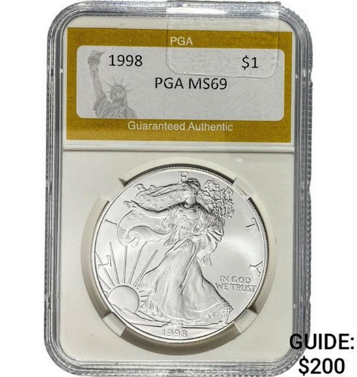 1998 Silver Eagle PGA MS69