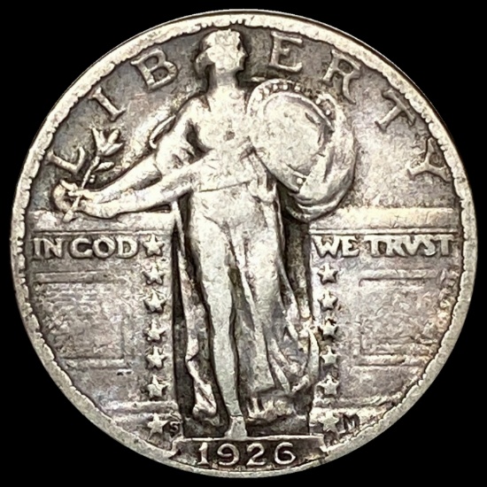 1926-S Standing Liberty Quarter LIGHTLY CIRCULATED