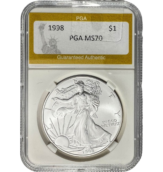 1998 Silver Eagle PGA MS70