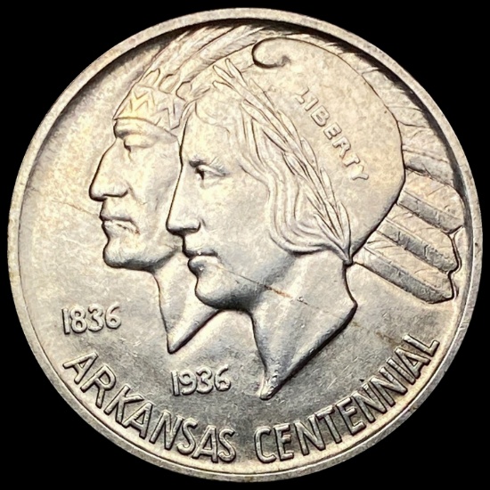 1936-S Silver Arkansas Centennial Half Dollar UNCIRCULATED