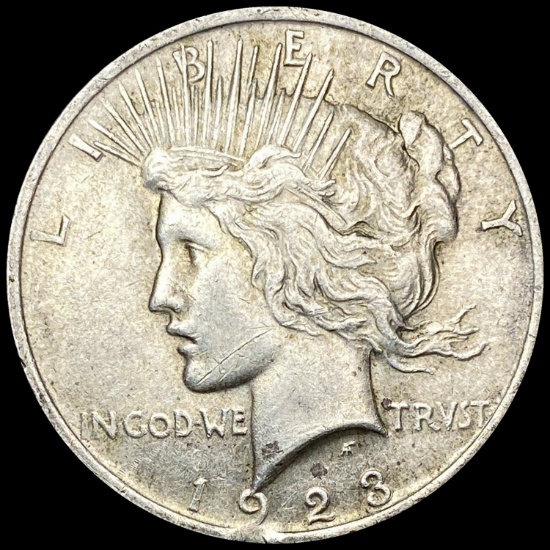 1923 Silver Peace Dollar CLOSELY UNCIRCULATED