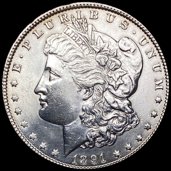 1891 Silver Morgan Dollar CHOICE BU
